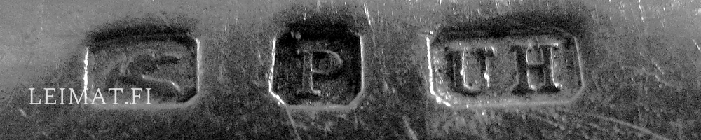 UH-merkintöjä uushopeaesineessä